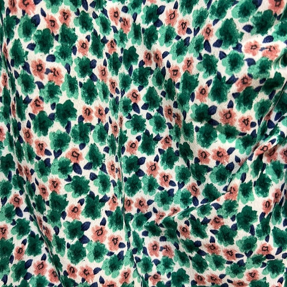 NWT LUSH Green Floral Dress Size L - Picture 4 of 13